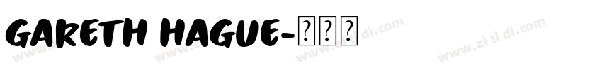 Gareth Hague字体转换